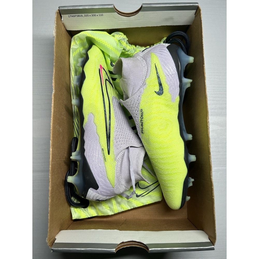Nike‎ Phantom GX Elite Gripknit DF FG Luminous Pack-Sz 6.5-DC9969 705-New/No Lid